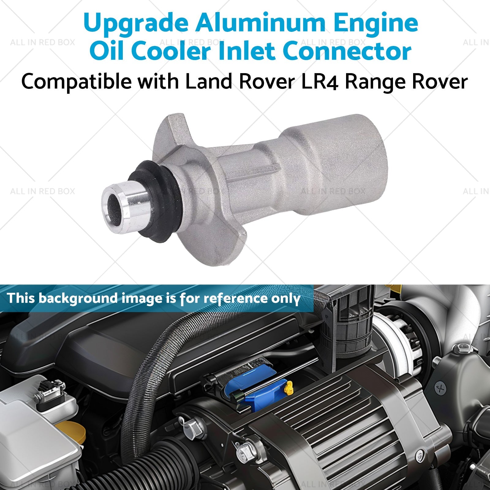Aluminum Engine Oil Cooler Pipe Suitable for Land Rover LR4 Range Rover Sport-4