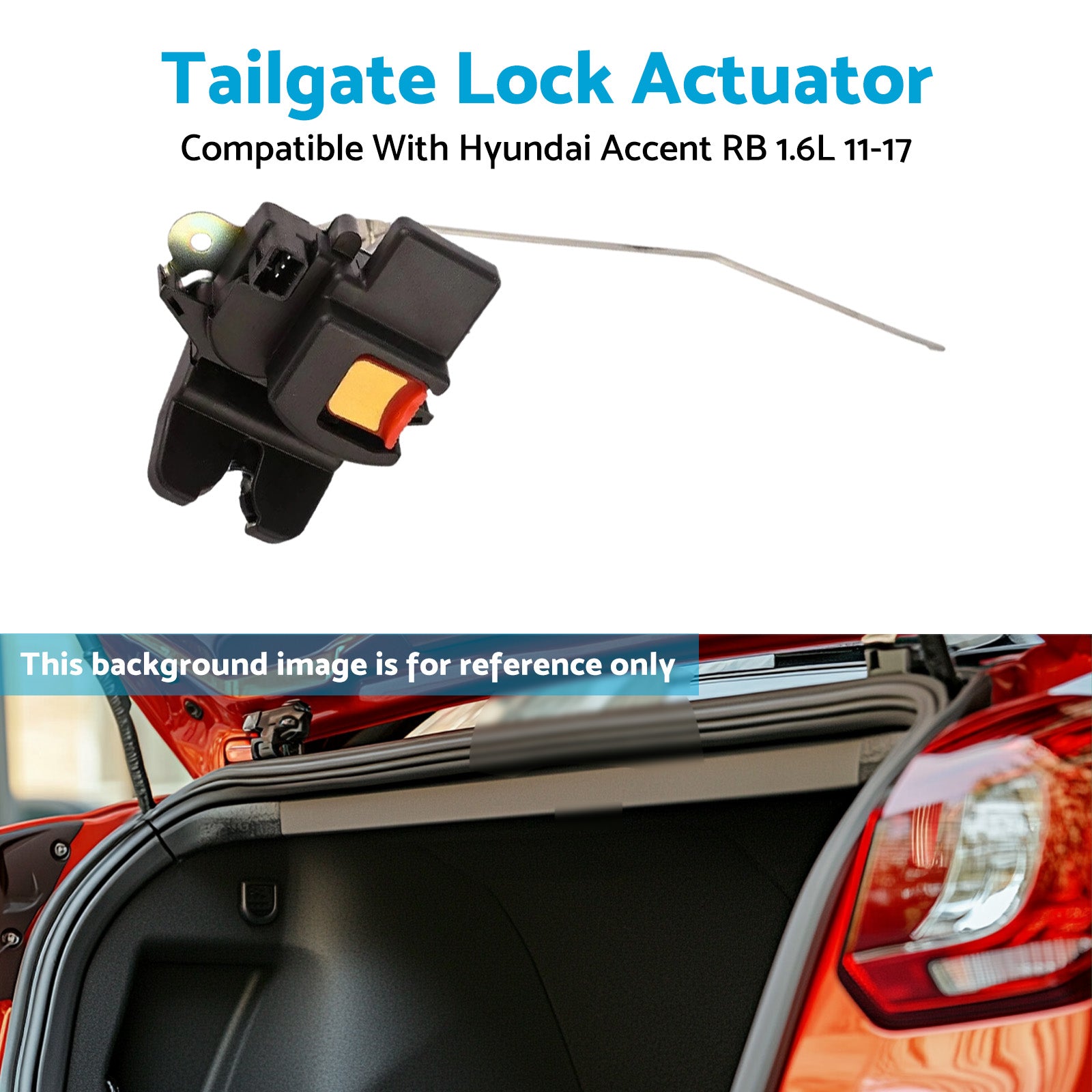 Tailgate Lock Actuator Suitable For Hyundai Accent RB Sedan 1.6 Petrol 2011-2017-4