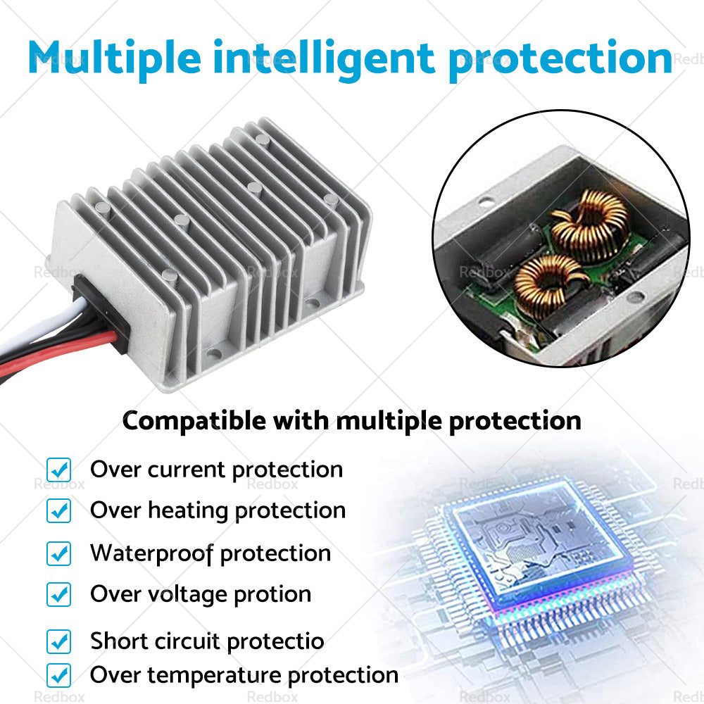 36V or 48V Step Down To 24V 30A Waterproof DC or DC Converter Power Supply Regulator-2