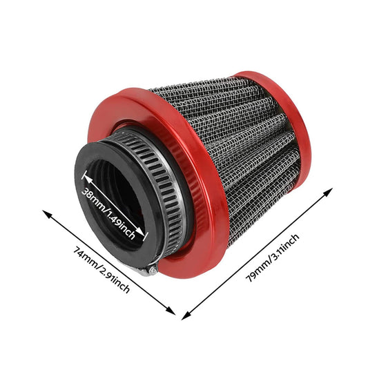 38mm Air Filter Pod Cleaner Suitable For 110cc / 125cc Motorcycle Pit Dirt Bike Engine-1