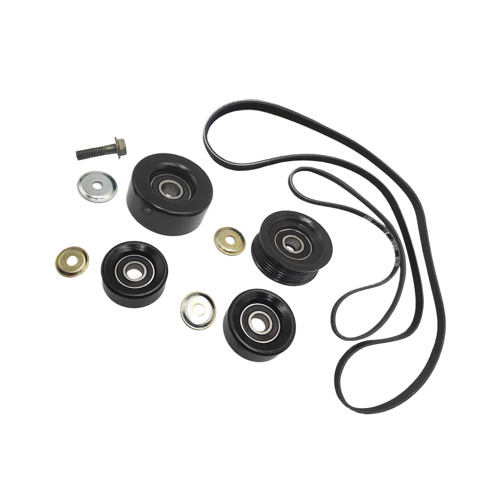 Belt Idler & Pulley Kit Suitable For Holden Commodore VT VX VU VY VZ V8 LS1 LS2 GEN3 5.7 6.0L-2