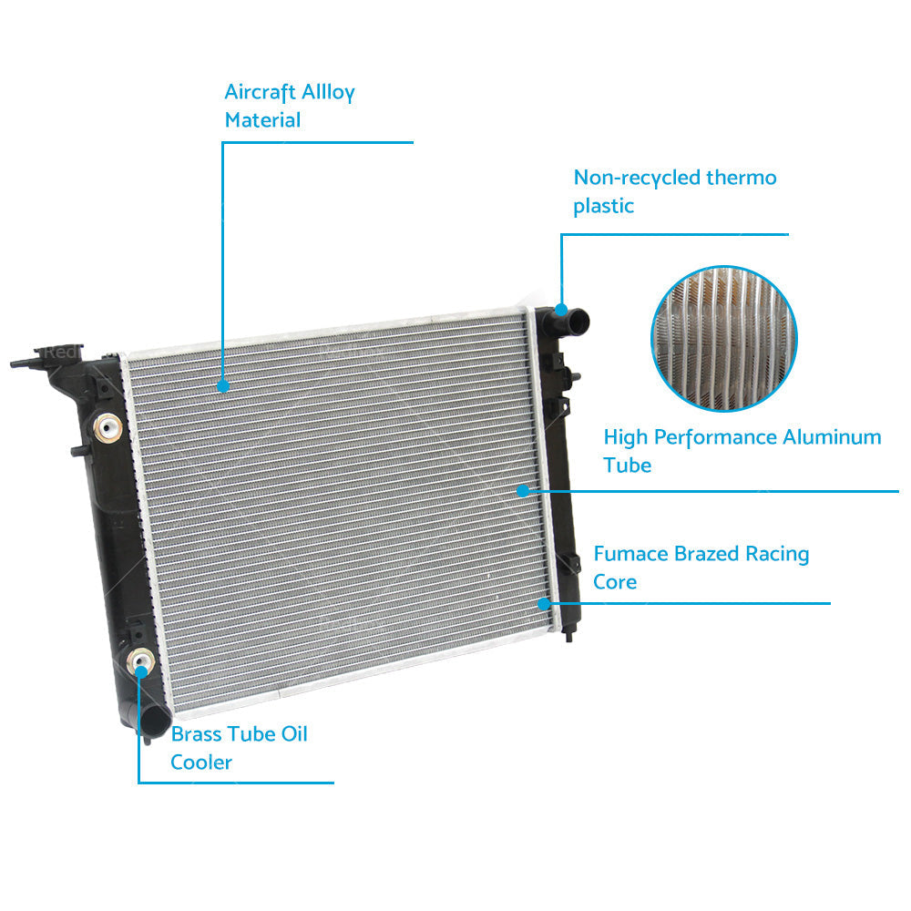 Radiator Suitable For Holden Commodore VP VR VS 91-00 Caprice VR 94-95 V6 AT or MT-2