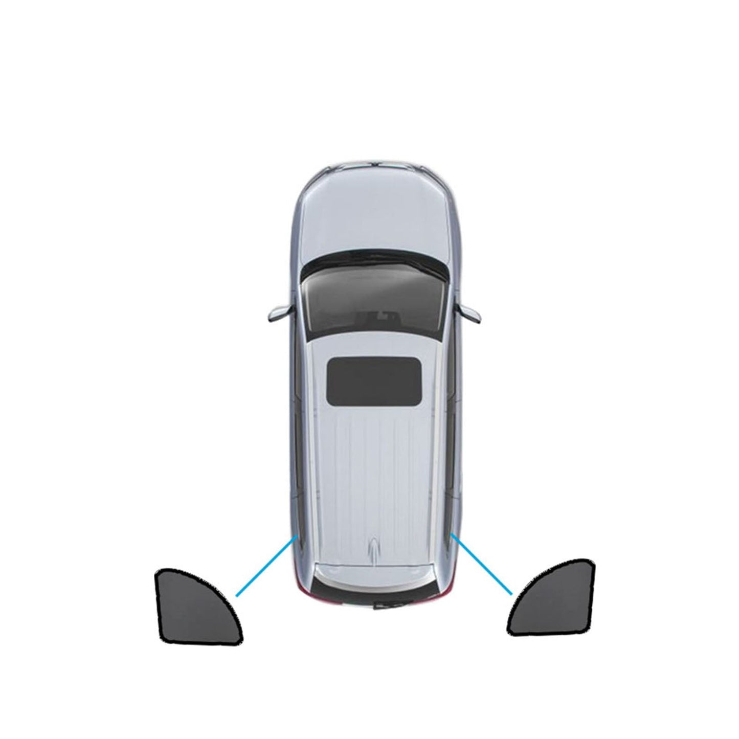 Magnetic Sun Shades Suitable for Mercedes Benz GLB X247 20+  Windows Sun Blind-4
