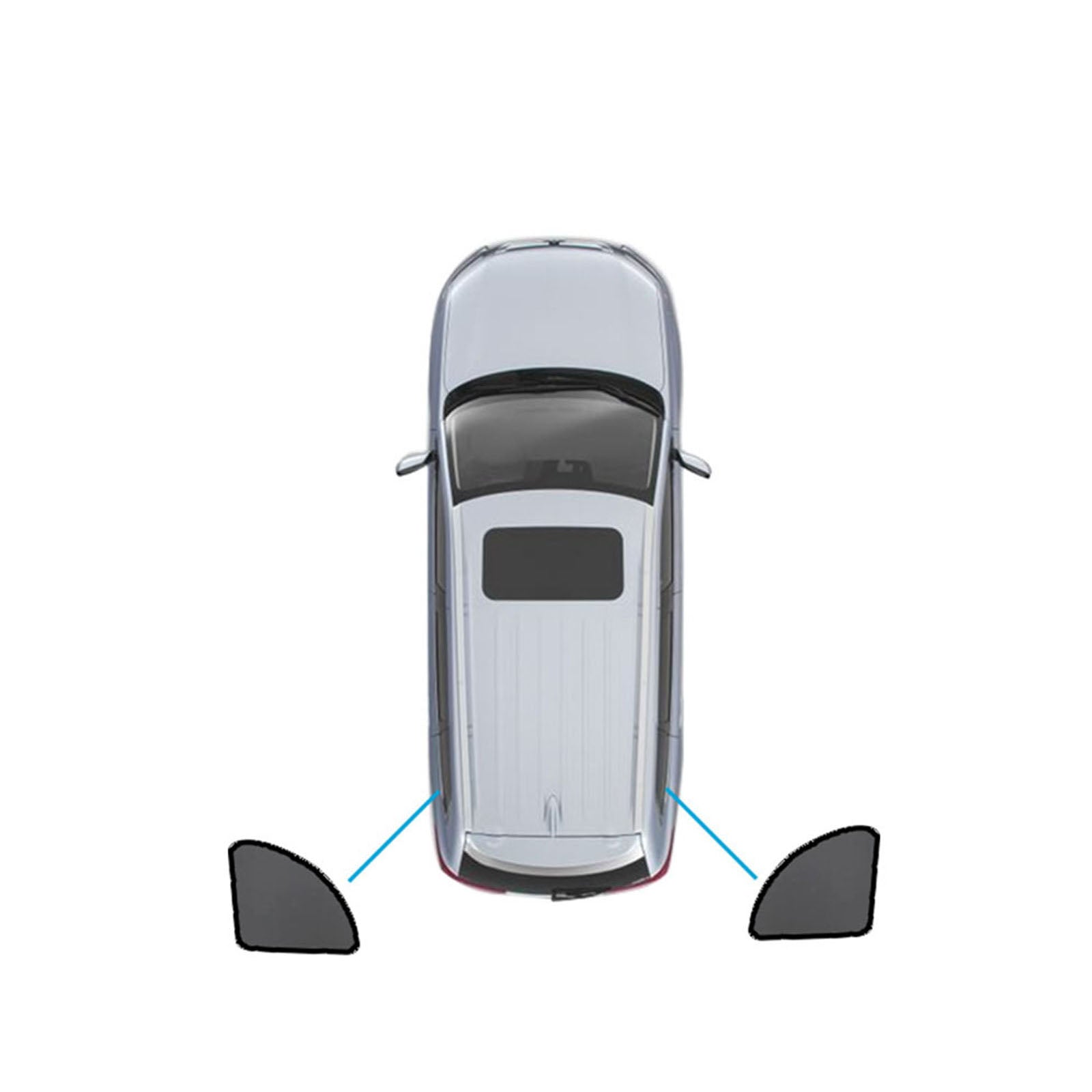 Magnetic Sun Shades Suitable for Mercedes Benz GLB X247 20+  Windows Sun Blind-4