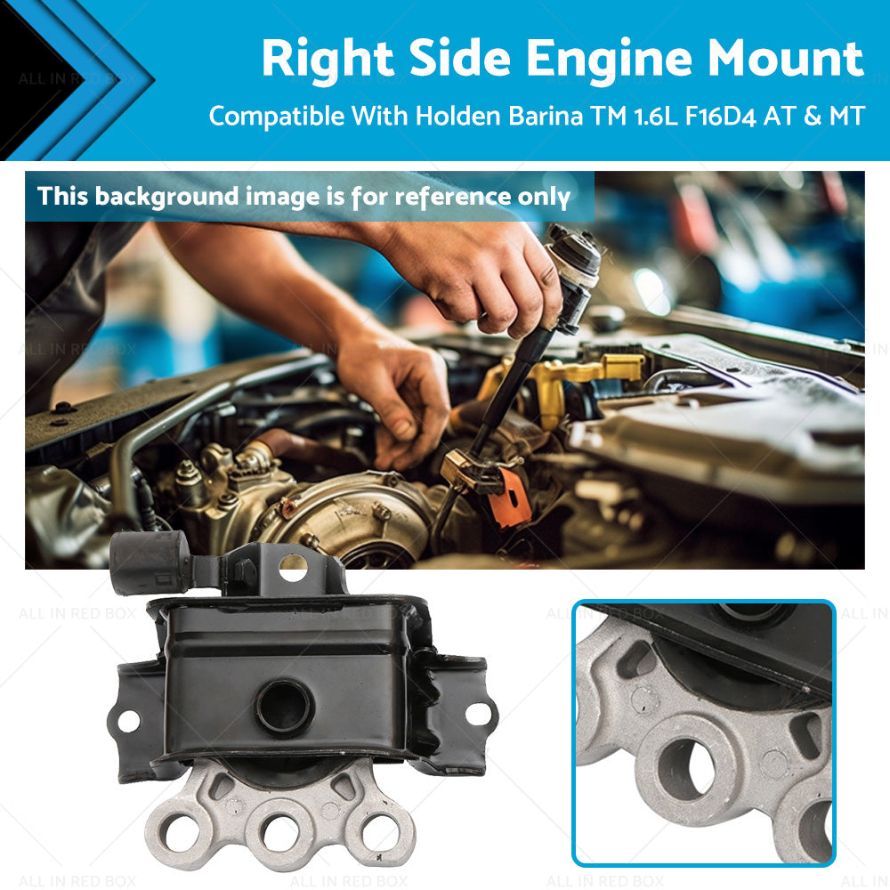 Right Side Engine Mount Suitable For Holden Barina TM 1. 6L F16D4 AT  and  MT 2011-ON-0
