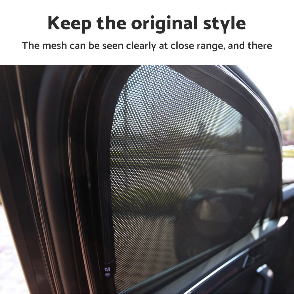4x Magnetic Car Window Privacy Sun Shades Suitable For Ford Ranger PX2 3 2015-now-2