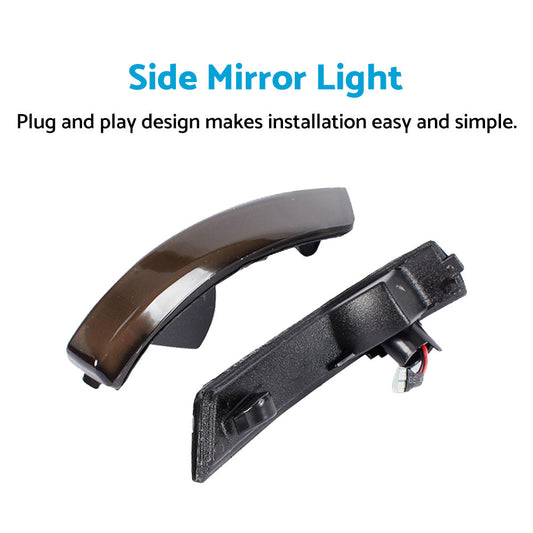 2x Turn Signal Light LED Mirror Indicator Suitable For Ford Focus Mk2 Mk3 Mondeo-1