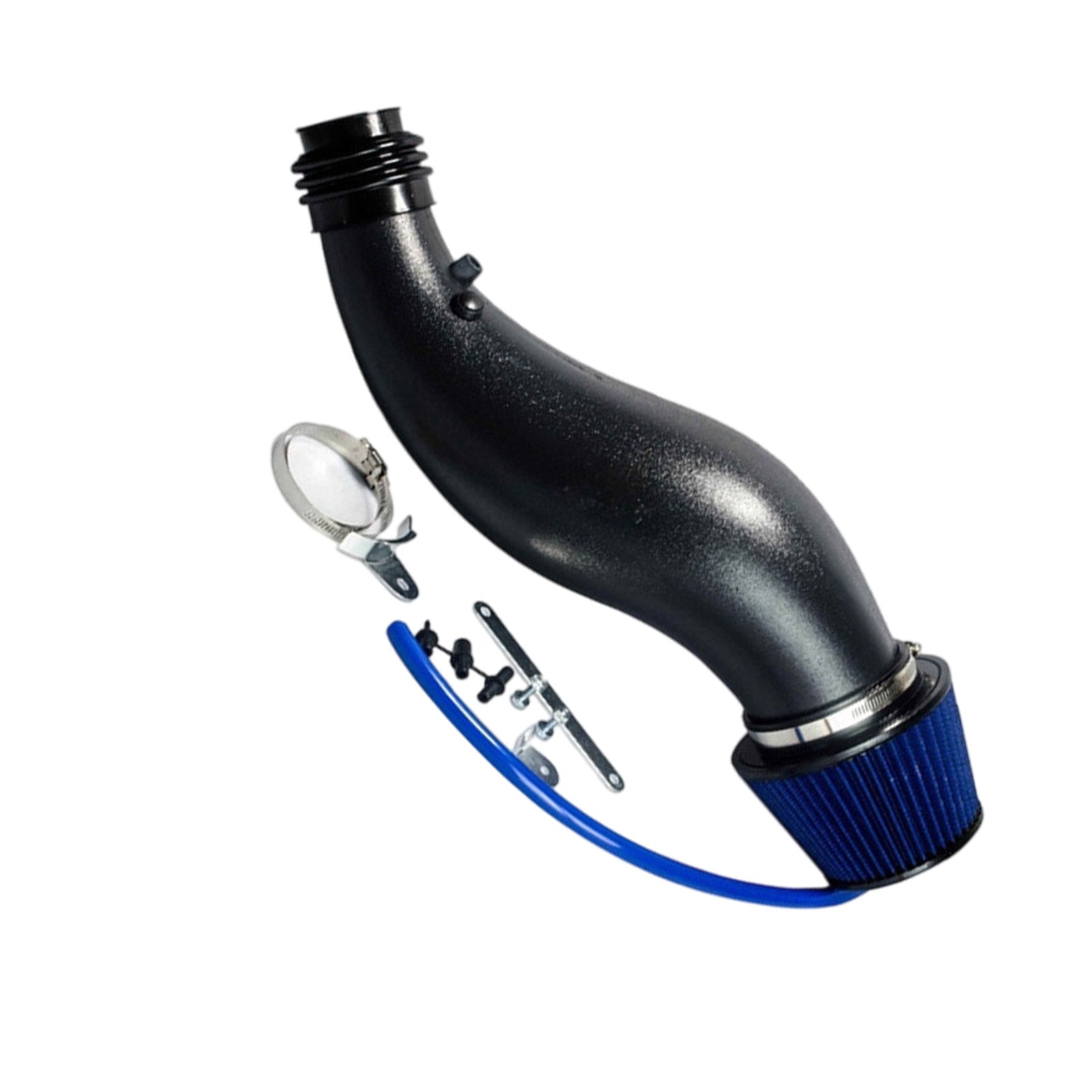 Air Intake Pipe w/ Air Filter Black Plastic Suitable for Honda Civic EG EK 92-00-4