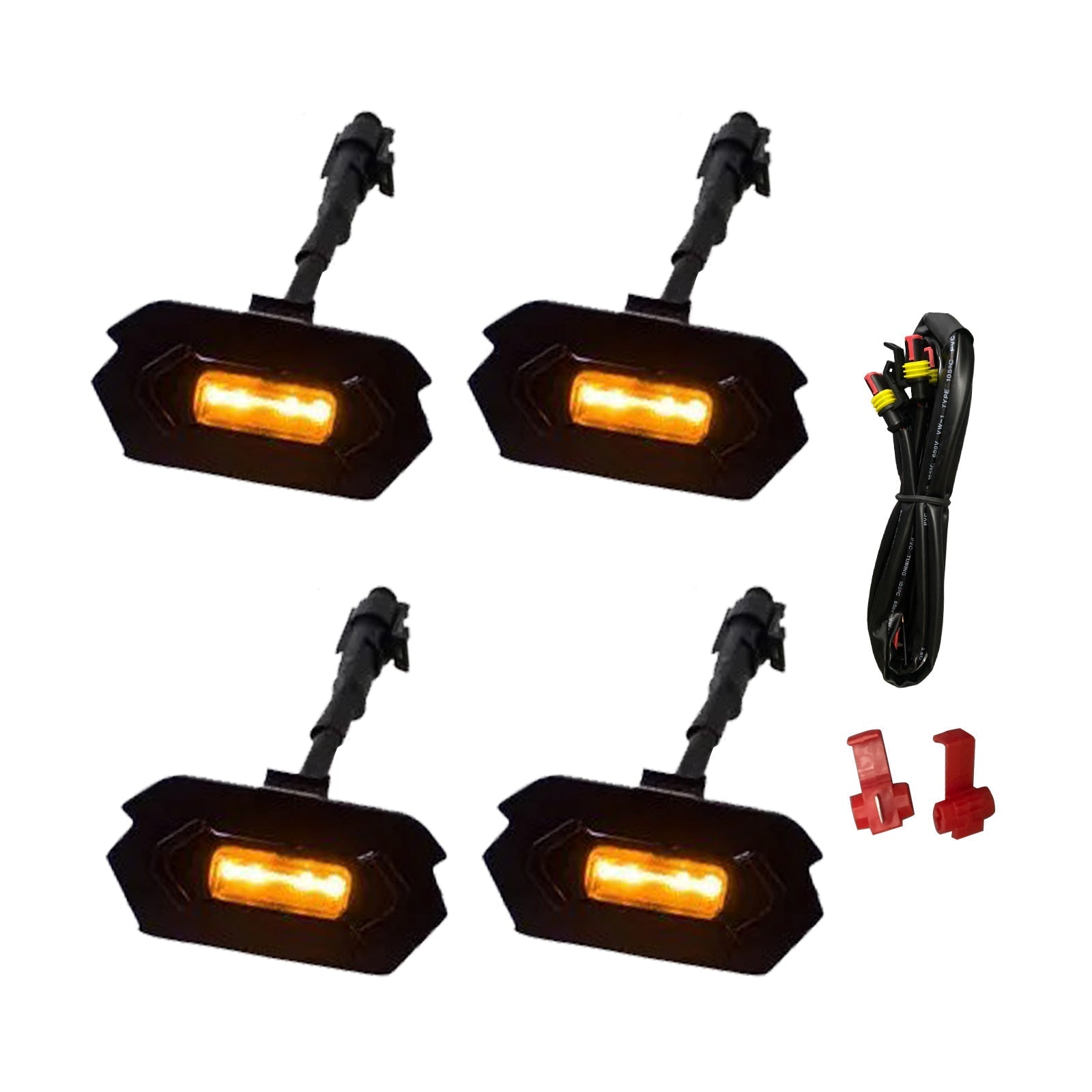 4x Indicator Light Amber Lamp Suitable For Ford Ranger Wildtrak Next Gen 2022-On-4