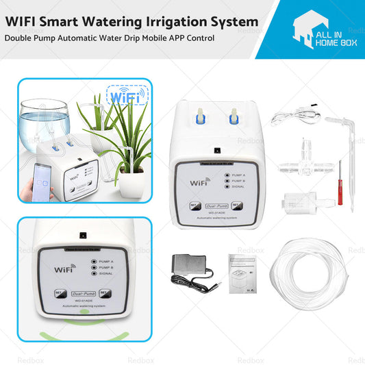 WiFi Control Watering System Double Pump Automatic Water Drip Mobile APP Control-0