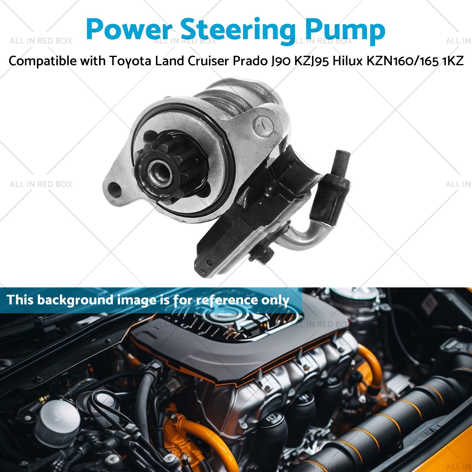 Power Steering Pump Suitable For Toyota Land Cruiser Prado J90 Hilux KZN160 165-4