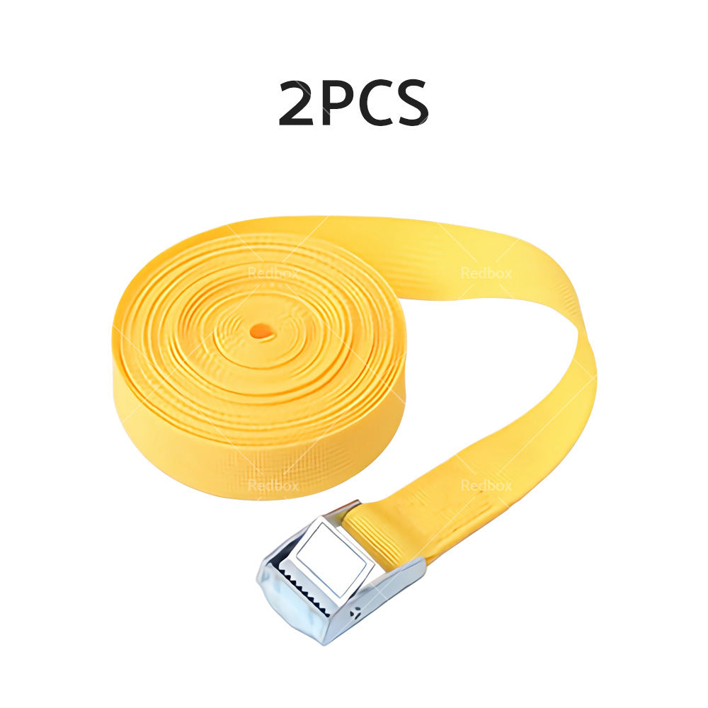 2/4pcs Metal Buckle Cam Tie Down Strap Heavy Lugga Cargo Ratchet Lashing Rope 2M-7