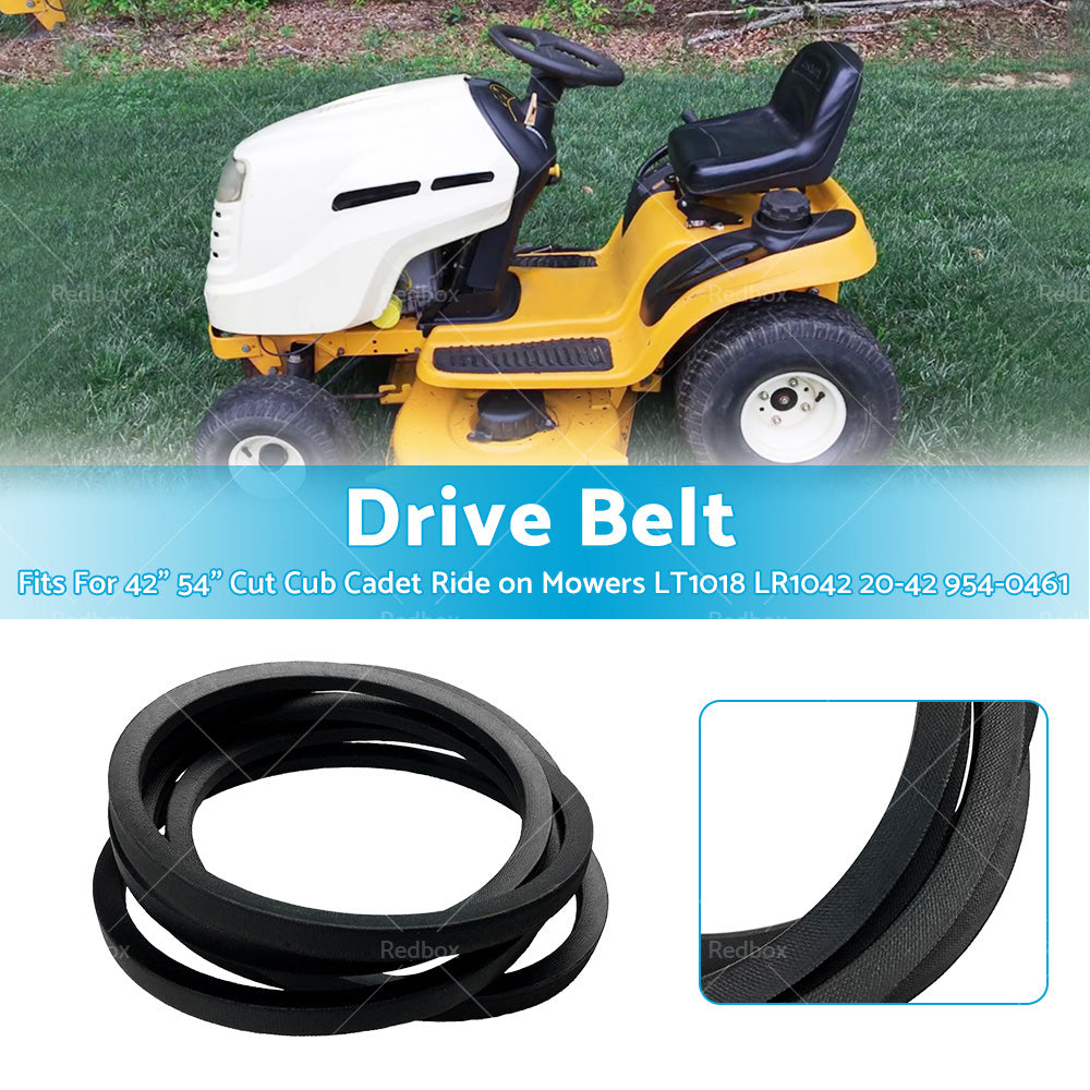Drive Belt For 42 inch  54 inch  Cut Cub Cadet Ride on Mowers LT1018 LR1042 20-42 954-0461-1