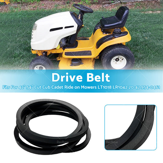 Drive Belt For 42 inch  54 inch  Cut Cub Cadet Ride on Mowers LT1018 LR1042 20-42 954-0461-1