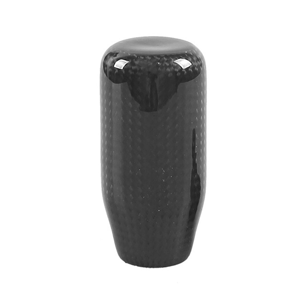 100% Real Carbon Fiber Universal Car Gear Shift Knob with Adapter Black-3