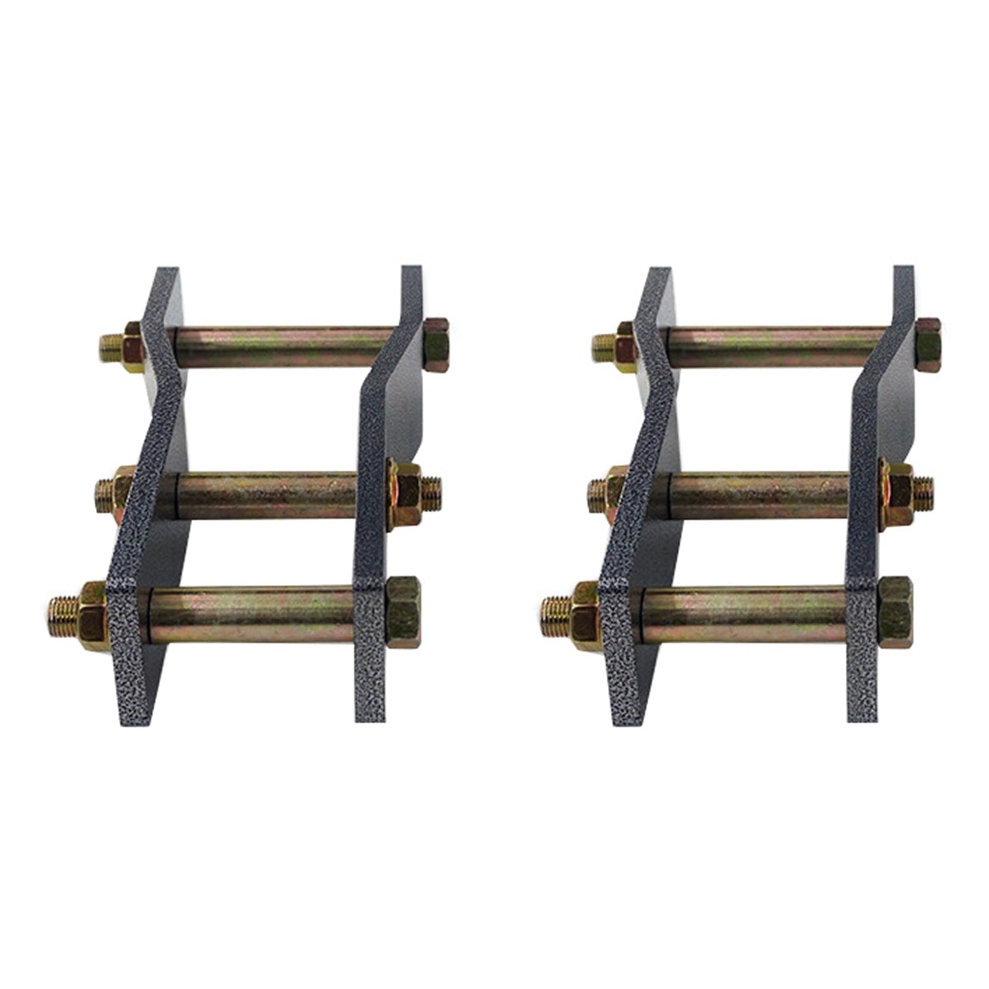 2x Rear Extended Greasable Shackles 2 inch  50mm Lift Suitable For Toyota Hilux KUN26-1