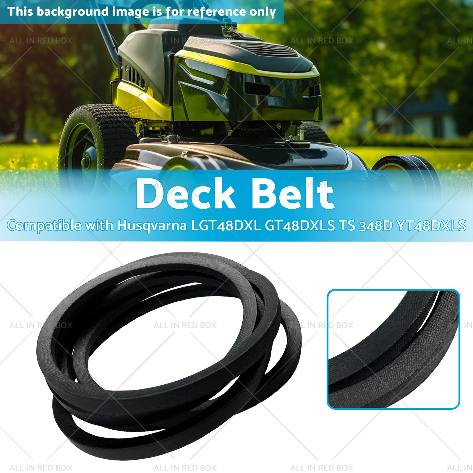 588814301 Deck Belt Suitable for Husqvarna LGT48DXL GT48DXLS TS 348D YT48DXLS-1