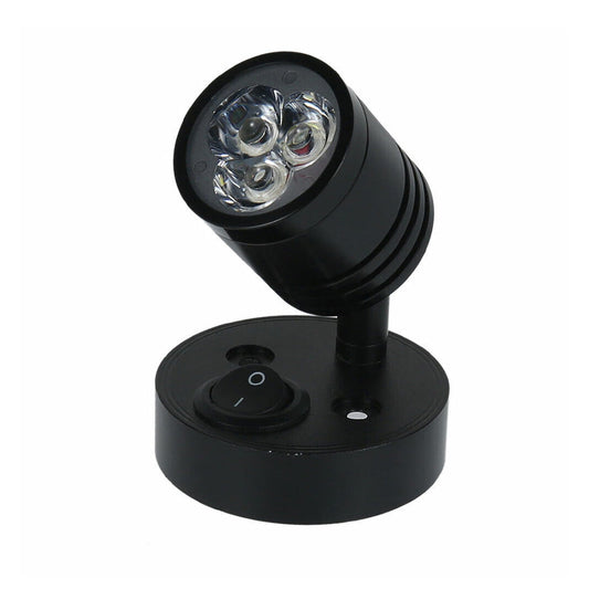2x 12V LED Interior Spot Reading Light Wall Lamp with Switch Suitable For Caravan Camper-1