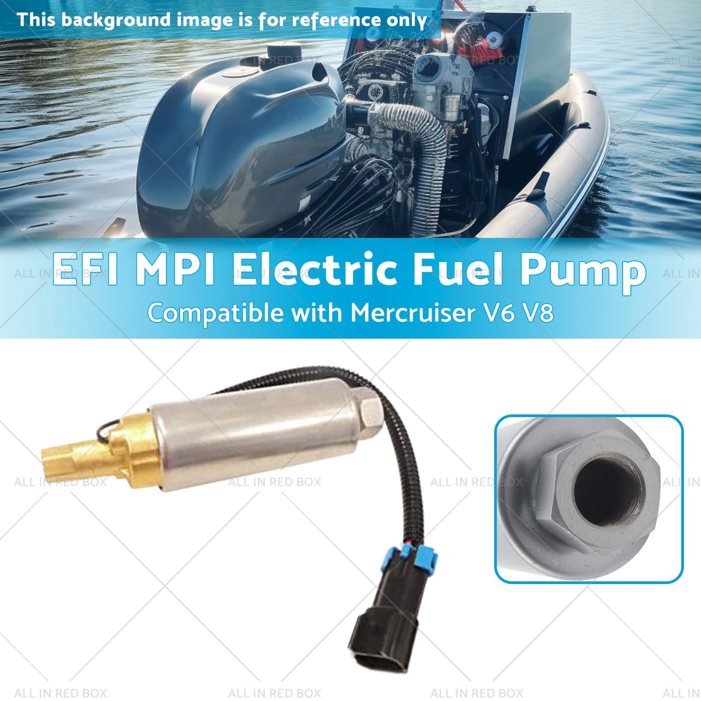 EFI MPI Fuel Pump Suitable for 861156A1 Mercruiser V6 and V8 305 350 Accessory-2