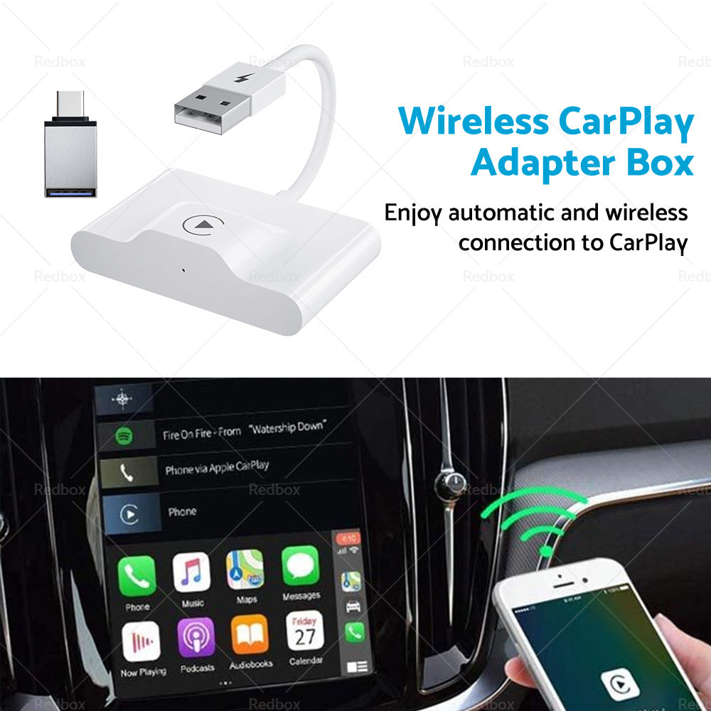 Wireless CarPlay Adapter for iPhone Apple CarPlay Dongle for OEM Wired CarPlay-4