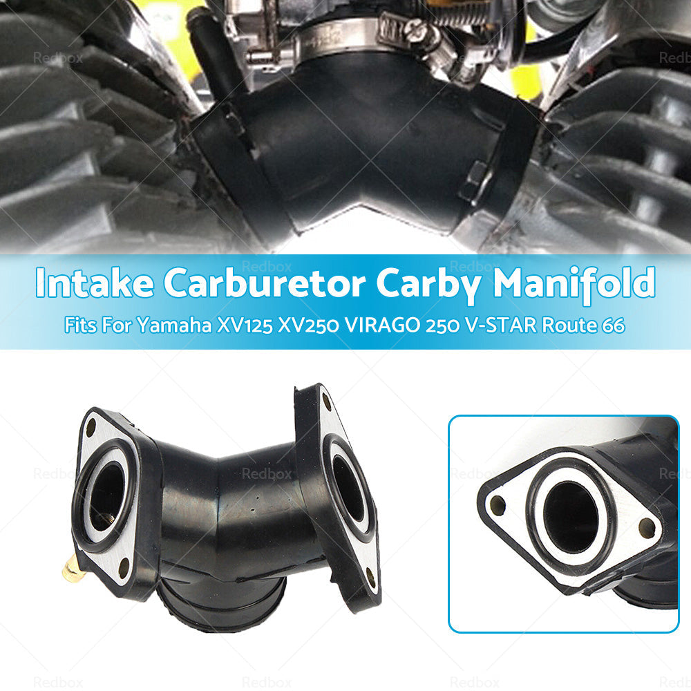 Intake Carburetor Carby Manifold Fits For Yamaha XV125 XV250 VIRAGO 250 V-STAR-2