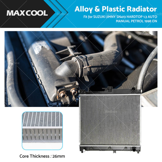 RADIATOR fit SUZUKI JIMNY SN413 HARDTOP 1. 3 AUTO MANUAL PETROL 1998 UP-0