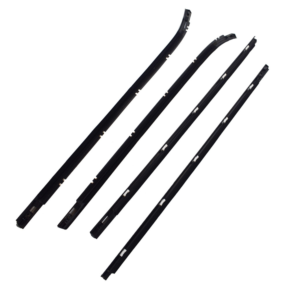 4pcs Weather Strip Window Moulding Trim Seal Belt for Hyundai I30 FD Hatch 07-12-2