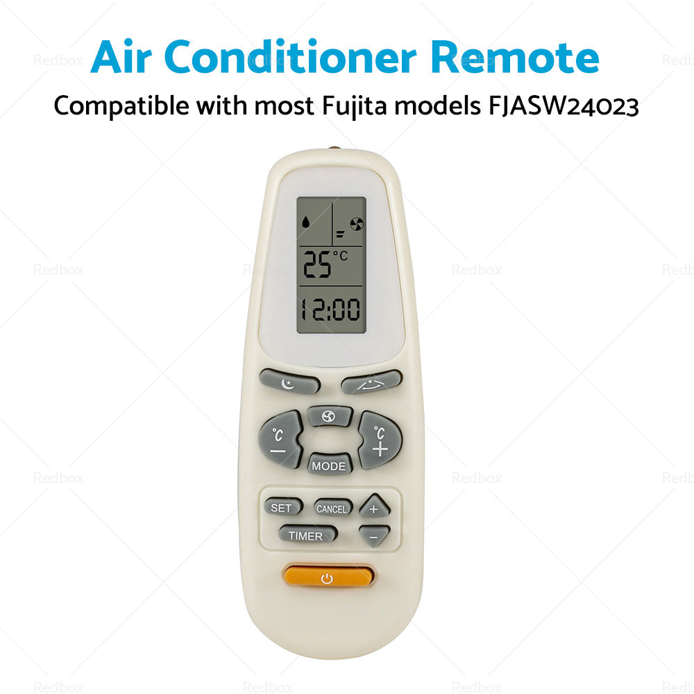 Air Conditioner Remote Control Replacement Suitable for Fujita models FJASW24023-2