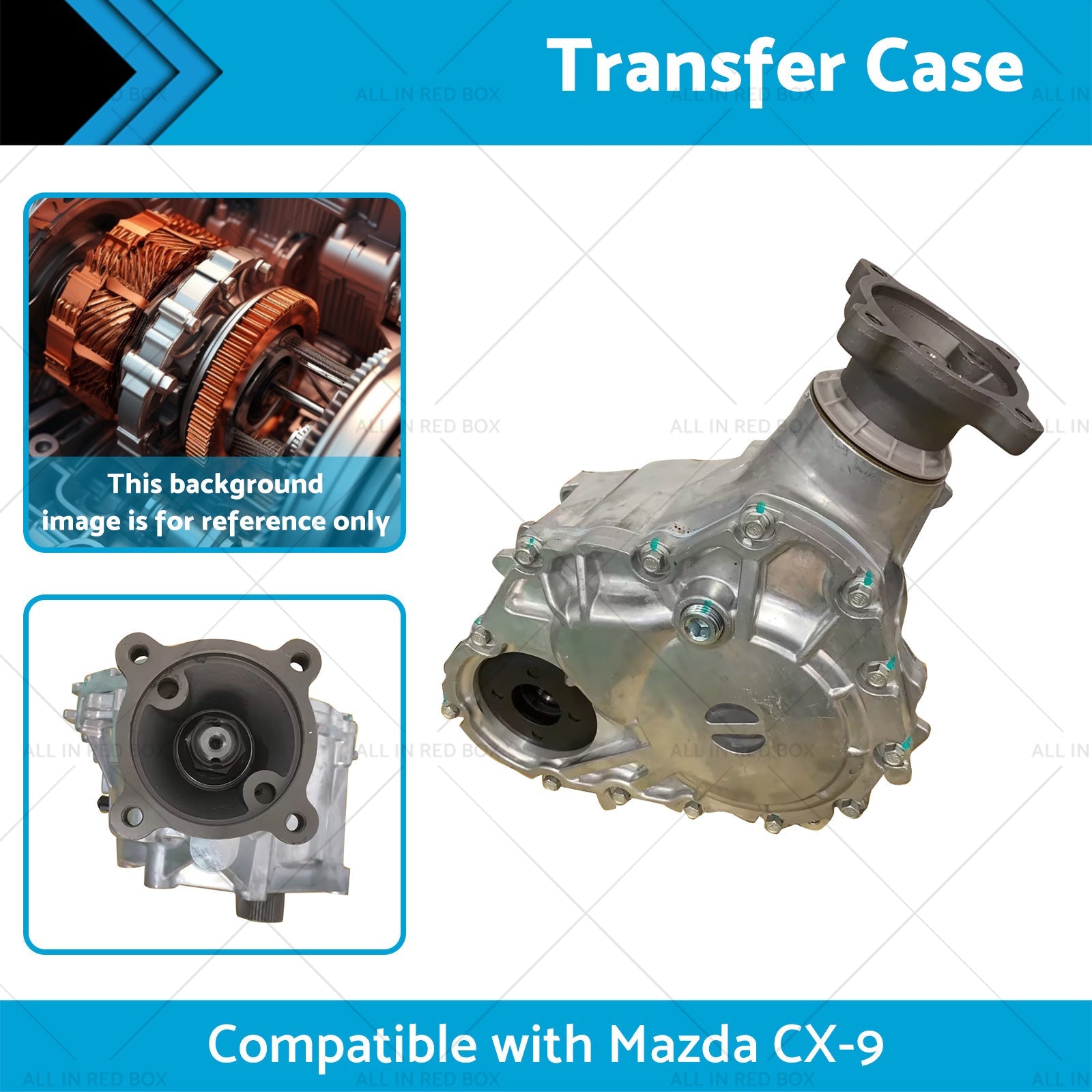 Transmission Transfer Case Suitable for Mazda CX-9 AWD 2007-2015 AW21-27-500P-9U-1