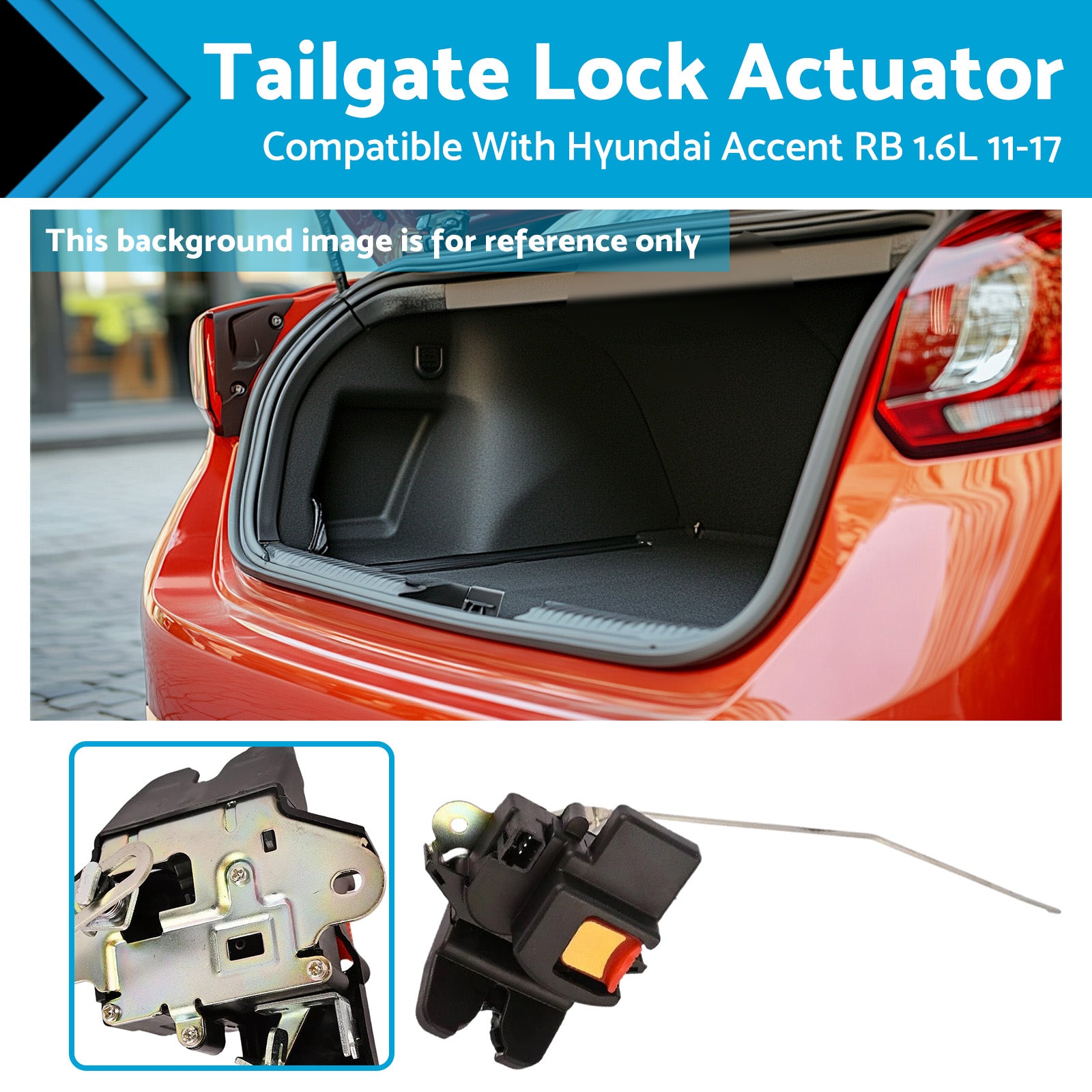 Tailgate Lock Actuator Suitable For Hyundai Accent RB Sedan 1.6 Petrol 2011-2017-0