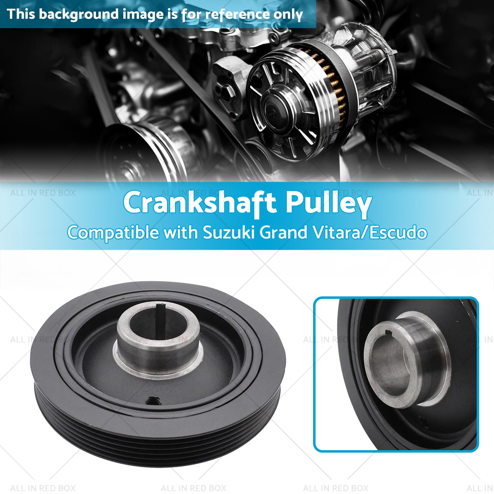Crankshaft Pulley Suitable for Suzuki Grand Vitara 2. 0 Petrol 12610-77E12-2