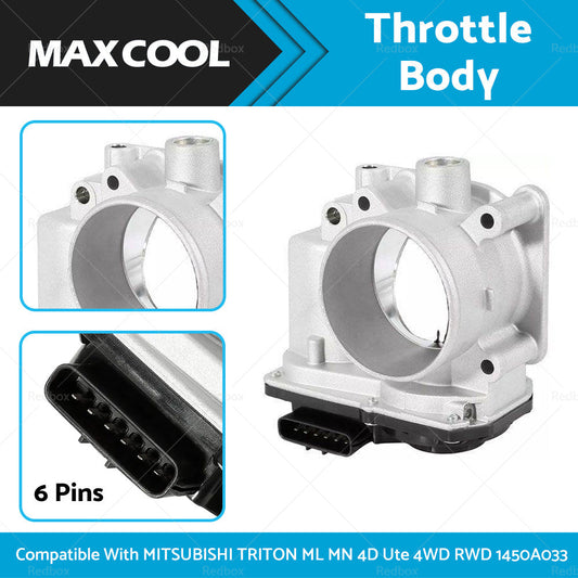 Throttle Body 1450A033 Suitable For MITSUBISHI TRITON ML MN 4D Ute 4WD RWD-0
