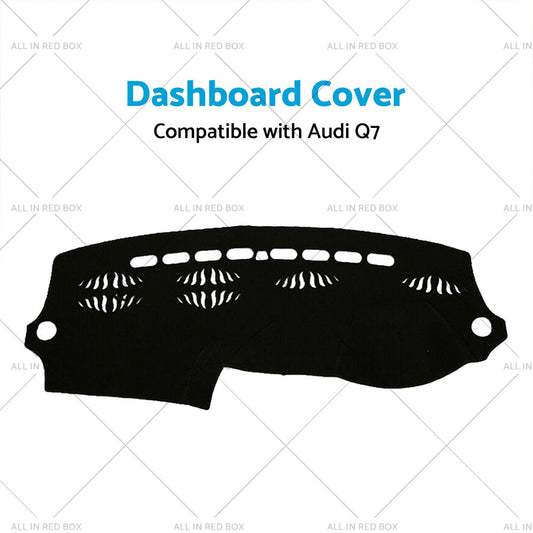 Dashboard Cover Non-Slip Dash Mat Suitable for Audi Q7 4L 2006-2014 Black-1