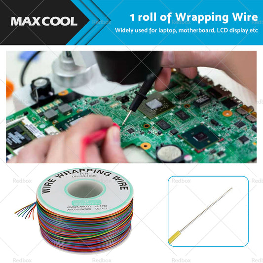 Wrapping Wire Tin Plated Copper Wire P or N DM-30-1000 30 AWG 250M Length 8 Colors-0