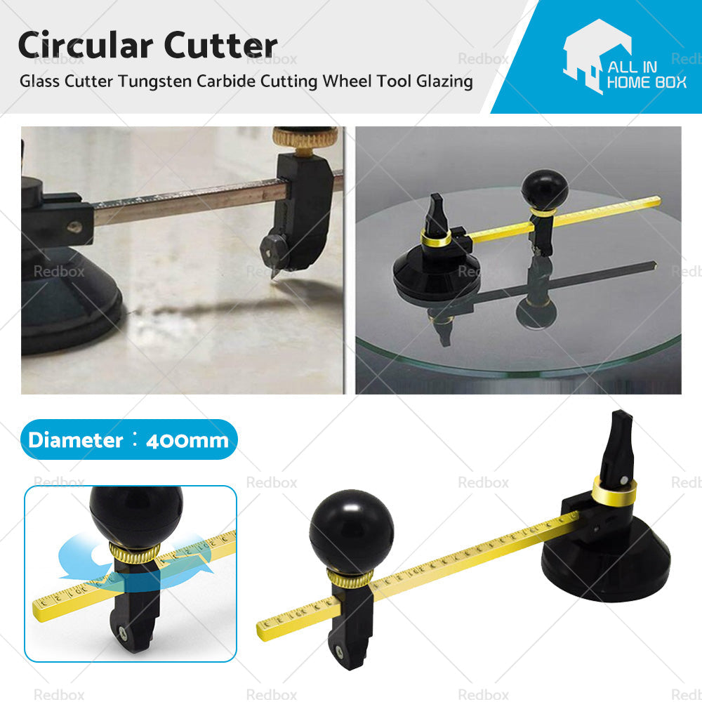 40cm Round Circle Glass Cutter Tungsten Carbide Cutting Wheel Tool Glazing-0