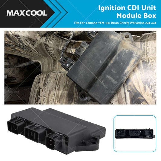 Ignition CDI Unit Module Box Fits For Yamaha YFM 350 Bruin Grizzly Wolverine-0