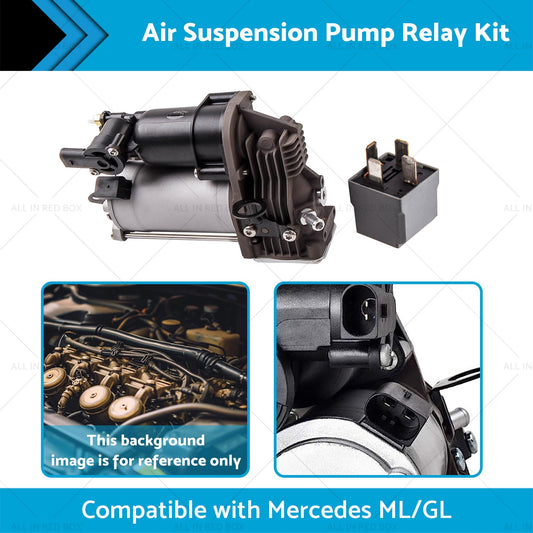 A1643200204 Air Suspension Pump Relay Kit Suitable for Mercedes ML or GL 3. 0L 06-12-1