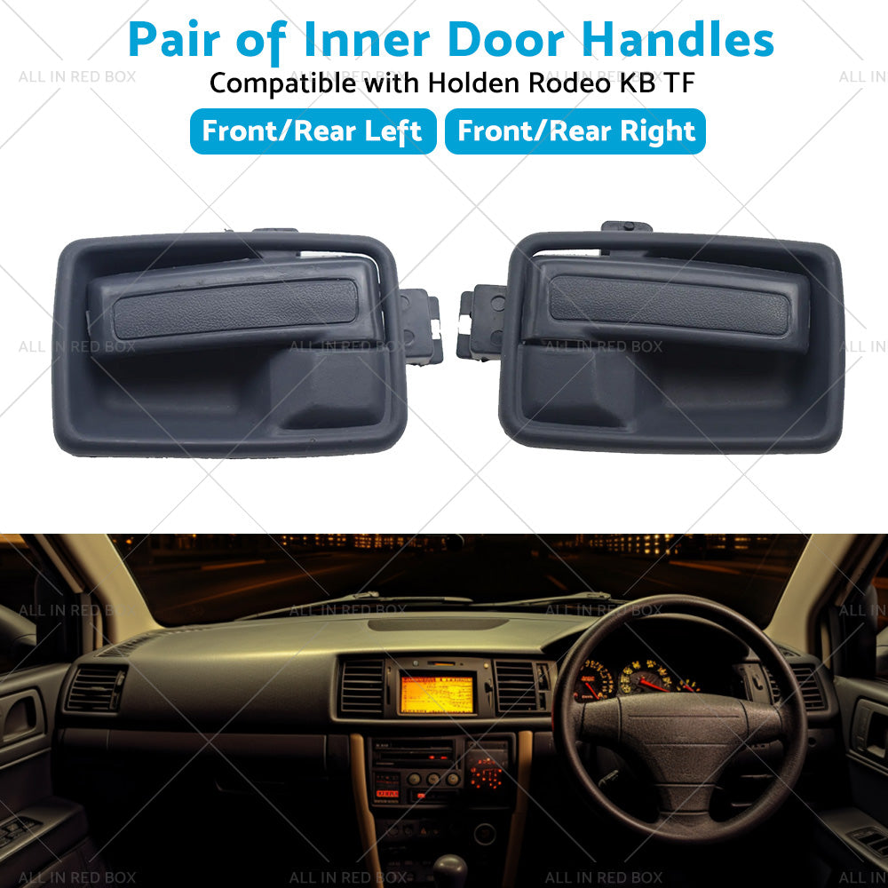 Black Left Right Hand Inner Door Handle with Case Suitable For Holden Rodeo TF-3