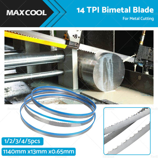BI METAL BIMETAL BAND SAW BANDSAW BLADE 1140mm x13mm x 14 TPI FOR METAL CUTTING-0