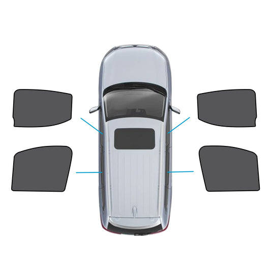 Rear&Front Magnetic Sun Blind Mesh Suitable for LDV T60 Ute 17-24 UVB Protection-0