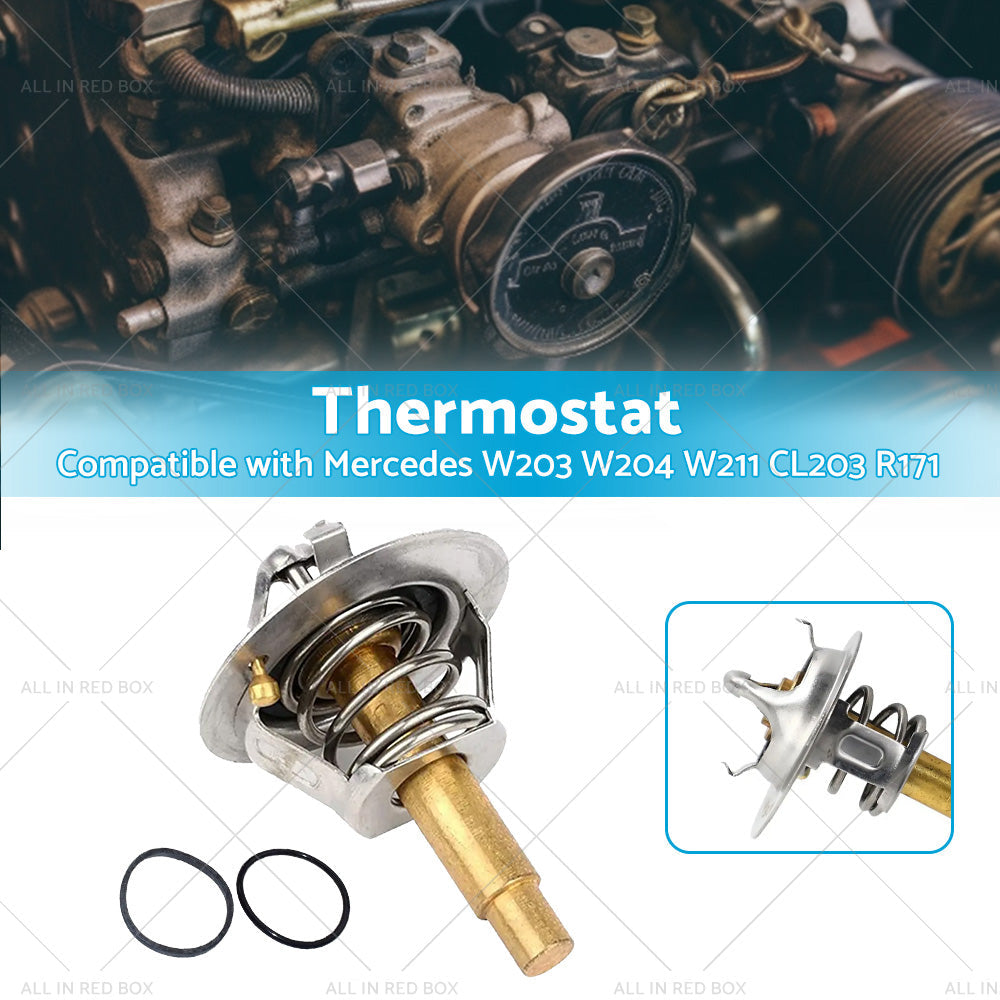 Thermostat with Seal Suitable for Mercedes W203 W204 W211 CL203 R171 2712030575-2