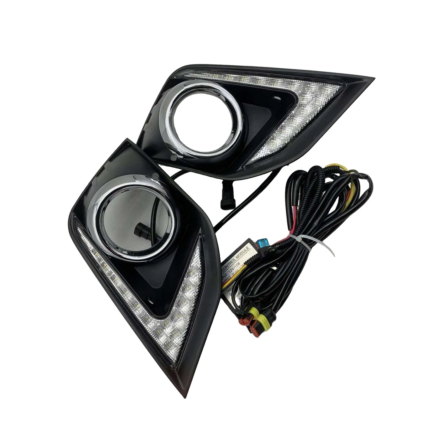 2x Fog Light Covers Suitable for Mitsubishi ASX RVR 2016~2018-2