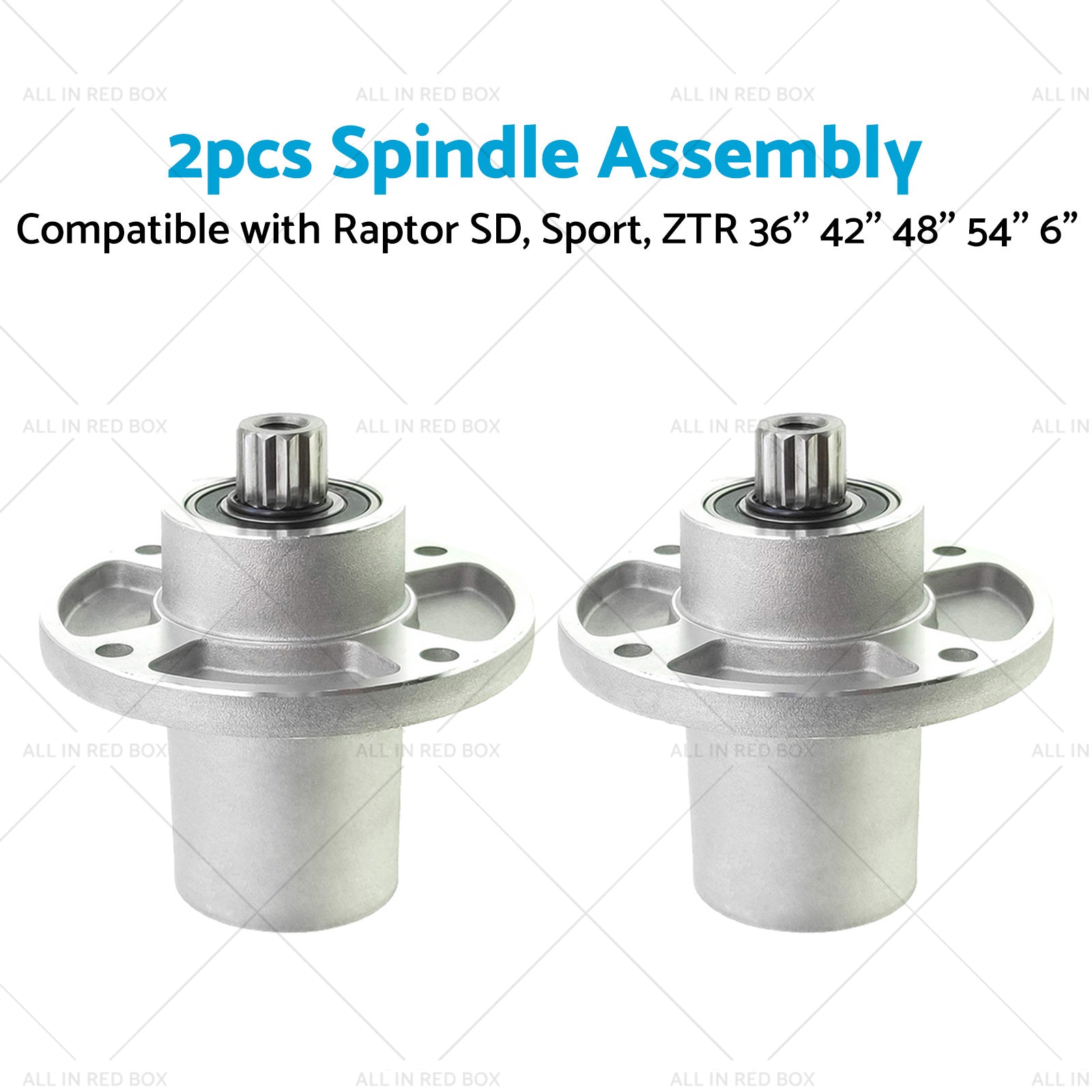 2x Blade Spindle Assembly Suitable for Raptor SD, Sport, ZTR 36'' 42'' 48'' 54''-2