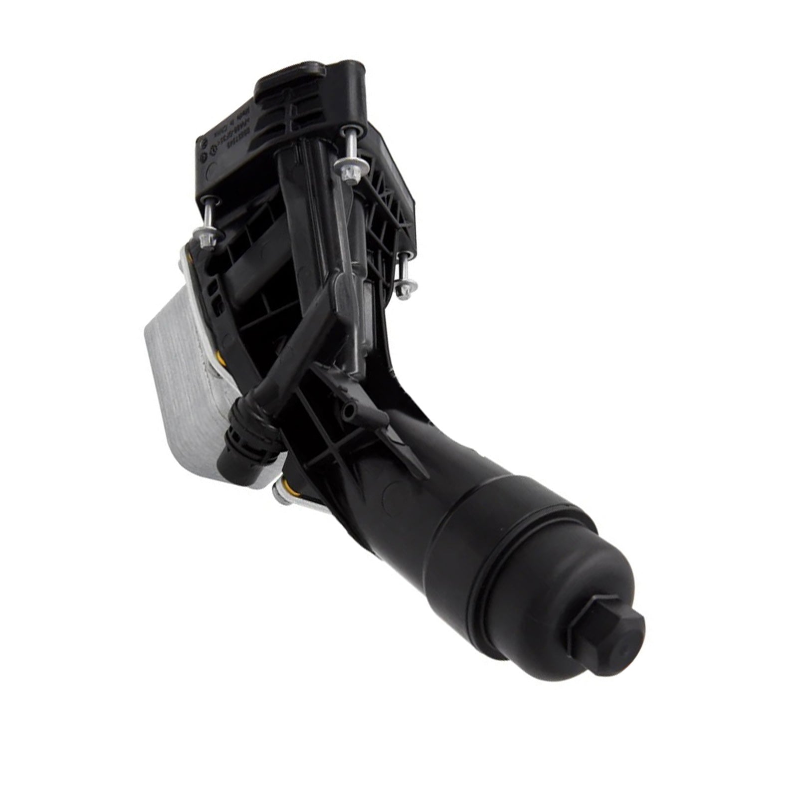 Black Engine Oil Cooler Filter Housing Suitable For BMW F20 / F22 / F30 / G30 / G32-4