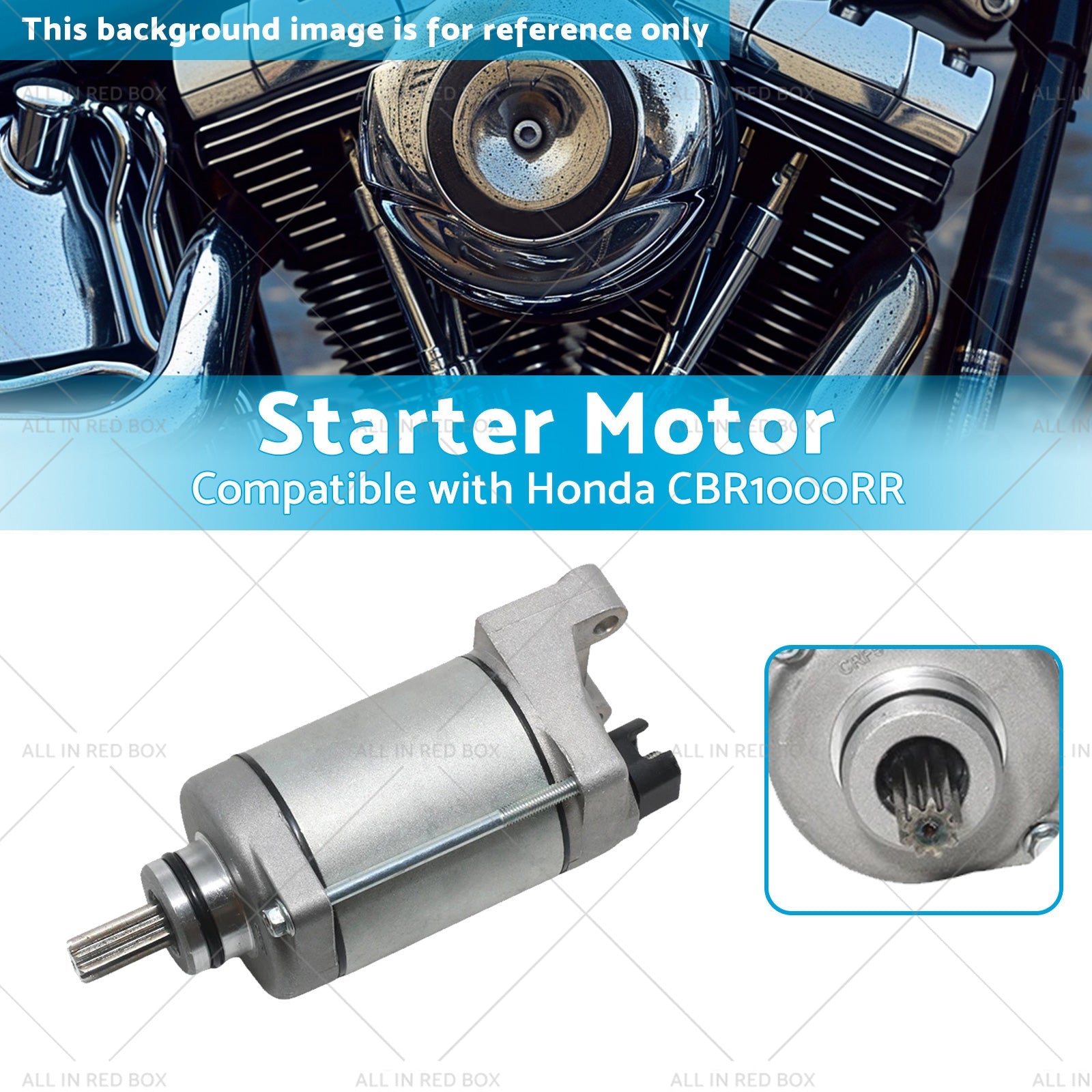 Starter Motor Suitable for Honda CBR1000RR Fireblade 08-21 31200-MFL-003-2