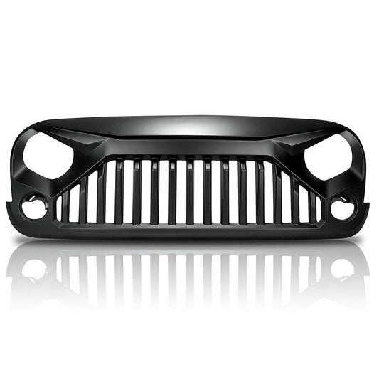 Black Front Gladiator Grille Vander Grill Suitable For Jeep Wrangler JK Unlimited 2007-2018-0