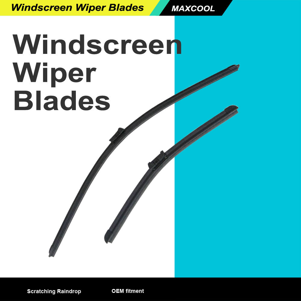 For Ford Fiesta 08-On Aero Flat Windscreen Wiper Blades 26 inch   15 inch  1 Pair-2