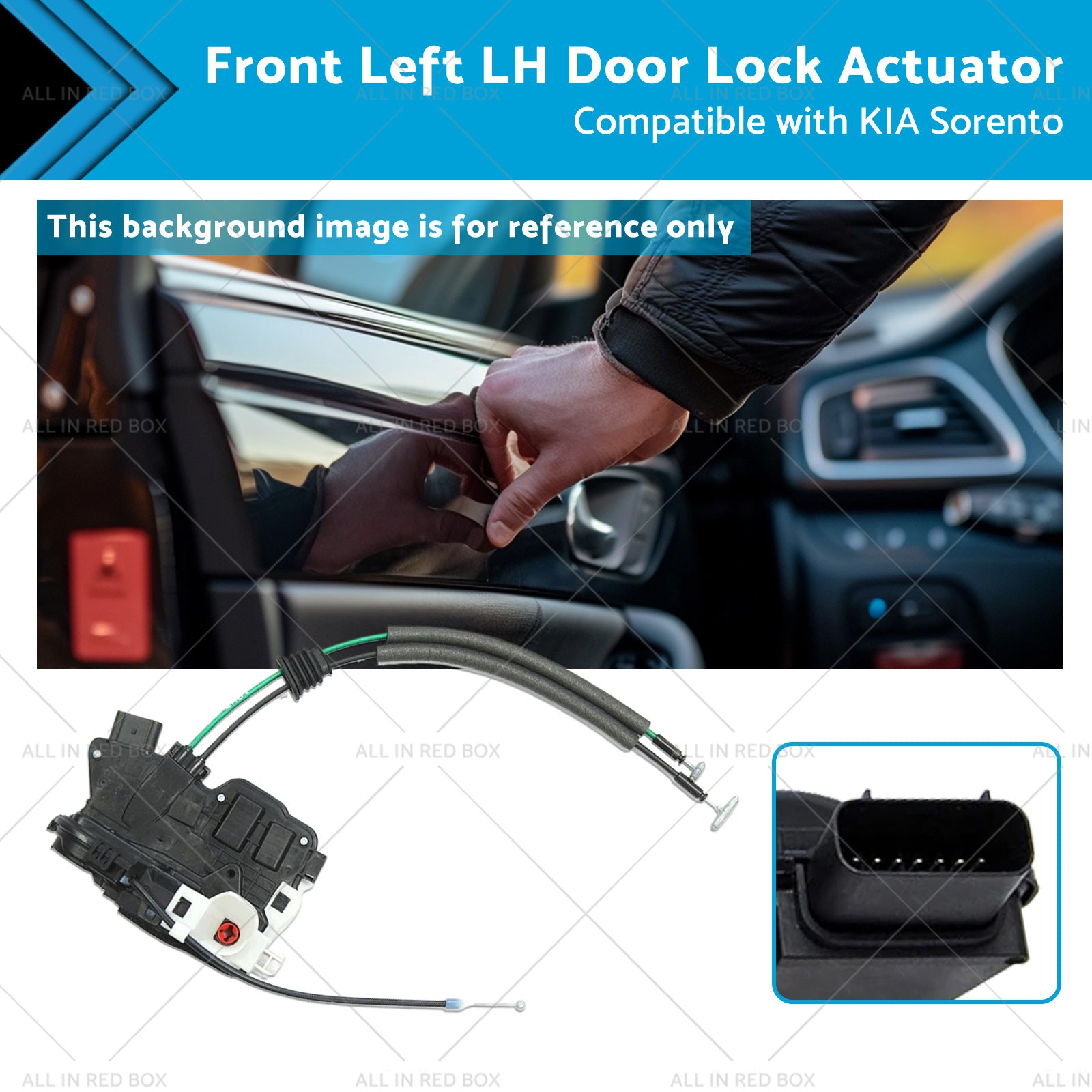 813102P000 Front Left LH Door Lock Actuator Suitable for KIA Sorento 2011-2015-0