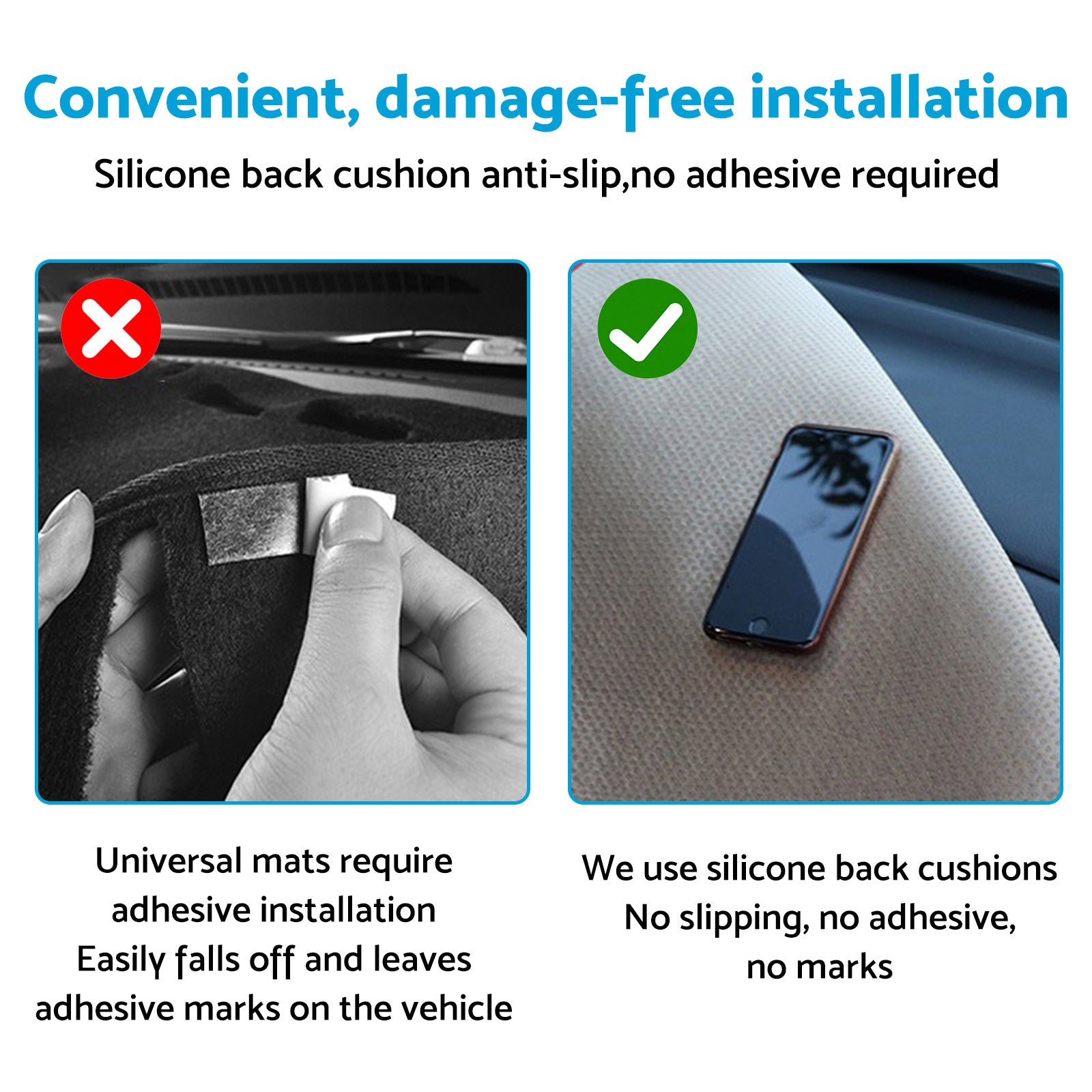 Dash Mat Dashboard Cover Microfiber Leather Suitable For Outlander ZJ ZK 2012-21-4