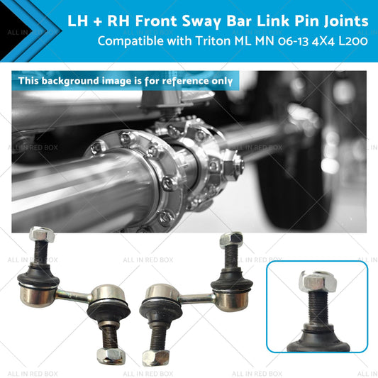 LH  RH Front Sway Bar Link Pin Joints Suitable for MN Triton ML 06-13 4X4 L200-0